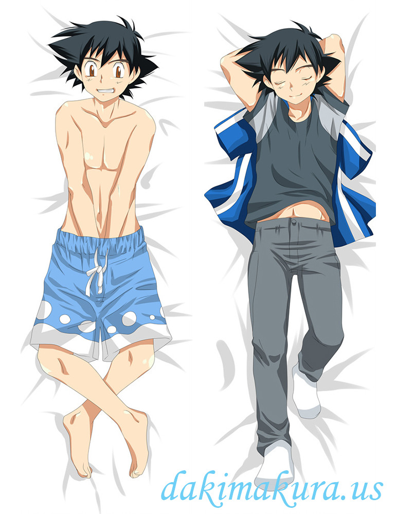Ash Ketchum - Pokemon Male Anime Dakimakura Japanese Hugging Body Pillow Covers